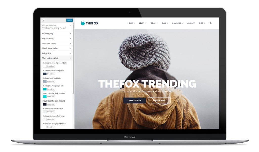 TheFox | Responsive Multi-Purpose WordPress Theme